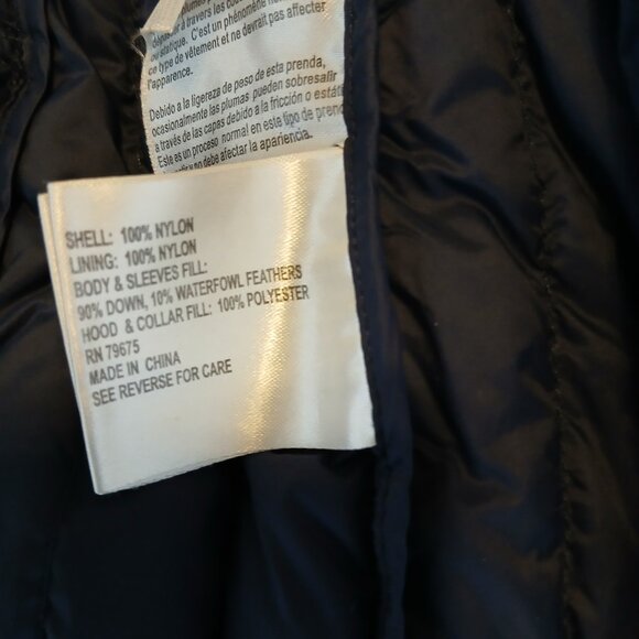 Michael Kors Packable Down Navy Puffer Jacket, Size Small - Picture 8 of 8